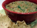 A Video Of How To Make Tomato Salsa In a Food Processor