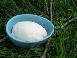 Cottage Cheese, Saffron & Almond Ice Cream For Easter