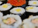 Goatsbridge Caviar Gunkan Sushi Rolls