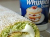 Pandan Swiss roll cake recipe