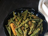 French Beans Fry in Mustard Paste