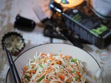 Noodle Salad using Hemp Oil & Seeds