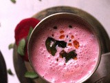 Spiced Beetroot Buttermilk with Roasted flavor | Bhune Chukandar Masala Chaas