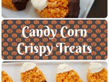 Candy Corn Crispy Treats