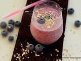 Blueberry Yogurt Breakfast Smoothie recipe | Breakfast recipe | Vegetarian
