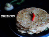 Mooli Paratha | How to make Easy Mooli Paratha Recipe | White Radish Recipe | flavour diary
