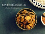 Raw Banana Masala Fry| Vegetarian Curry Recipe | Flavour Diary