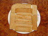 Patishapta Pitha: Crepes with Coconut Filling