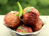 Soya Potato Balls / Soya Potato Cutlet / Mealmaker Aloo Cutlet