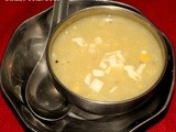 Sweet Corn Vegetable Soup / Indo Chinese SweetCorn Soup