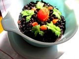 Two Black Bean Dishes... kill two birds with one stone 