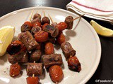 Grilled Sausage and Tomato Skewers
