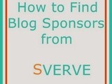 How to find Blog Sponsors from Sverve Network