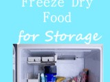 Prepper Tip: How to Freeze Dry Food for Storage