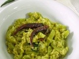 Snake Gourd with Dhal Curry /Pathola Curry