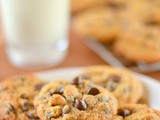 Thick and Chewy 100% Whole Wheat Chocolate Chip Cookies