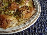 Baked Chicken with Morels and Leeks