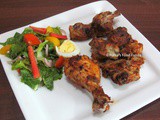 Mexican Roasted Chicken with Mexican Salad