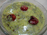 Spinach in Buttermilk Curry