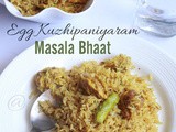 Egg Kuzhipaniyaram Masala Bhaat / Egg Appe Masala Bhaat ( No Tomato Recipe )