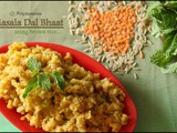 Masala Dal Bhaat Using Brown Rice / Diet Friendly Recipes - 9 / #100dietrecipes