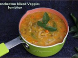 Panchratna Mixed Veggies Sambhar / Diet - Friendly Recipe - 59 / #100dietrecipes