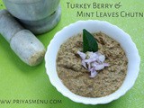 Turkey Berry & Mint Chutney / Sundakkai & Pudhina Chutney / Chutney Recipe - 69 / #100chutneys