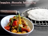 Veggies Masala Stir Fry / Diet Friendly Recipe - 33 / #100dietrecipes