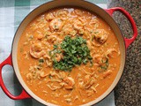 Coconut Curry Shrimp Noodles #FishFridayFoodies