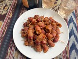 Crispy Bacon-wrapped Chicken Hearts