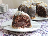 Inside Out German Chocolate Cake #BundtBakers