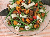 Sweet Potato French Bean Lentil Salad #SundaySupper