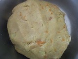 Veggie (cabbage and carrot) parantha