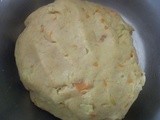 Veggie (cabbage and carrot) parantha
