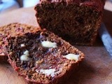 Beetroot Molasses and Walnut Bread