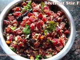 Beetroot Stir Fry | Beetroot Poriyal | Beetroot Fry Andhra Style