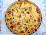 Ackee and Bacon Quiche