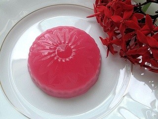Coconut-Rose Agar Agar Dessert