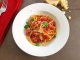 Fettuccine with Bacon and Tomato
