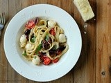 Fresh Pasta with Mozzarella and a King Arthur Flour Giveaway