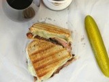 Grilled Steak Panini with Fontina Cheese and Caramelized Onions