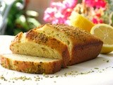 Lemon Loaf with Thyme and Pistachios