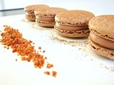 Macarons with Bacon and Chocolate Peanut Butter Cream