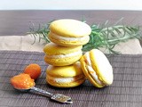 Macarons with Kumquat and Rosemary Cream