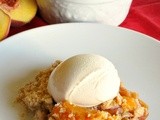 Peach Crumble