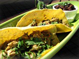 Pork Tacos, Dallas Gas Station Style and a side of Austin-Style Black Beans