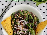 Easy Arugula Black Bean Salad With Cottage Cheese