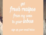 Slider fresh recipes to your inbox