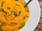 Chilled Ginger Carrot Soup on Cooking with Books