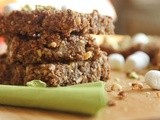 Chocolate Pistachio Protein Bars w/ Mini Marshmallows